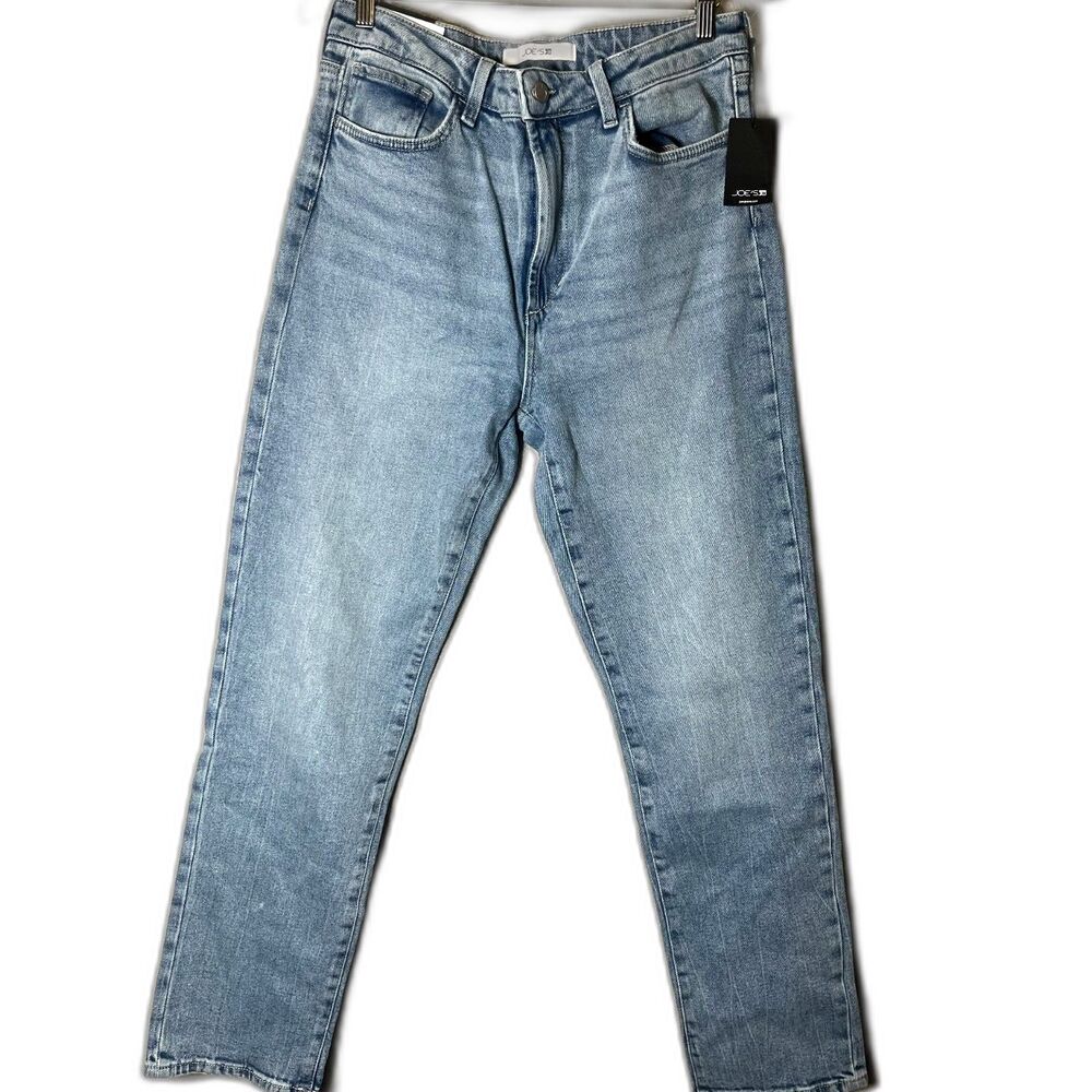 Joe's Jeans Light Wash Faded Wash High Rise Straight Size 31 NWT 99% Cotton - Picture 2 of 4
